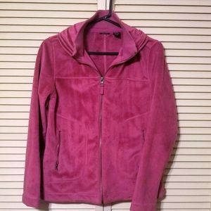 Sandra Velvety-Soft Fushia Jacket/Coat, Size Medium